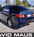 toyota corolla 2005 blue sedan s gasoline 4 cylinders front wheel drive automatic 32771