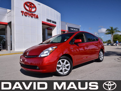 toyota prius 2008 red hatchback hybrid hybrid 4 cylinders front wheel drive automatic 32771