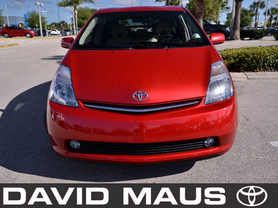 toyota prius 2008 red hatchback hybrid hybrid 4 cylinders front wheel drive automatic 32771