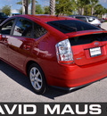 toyota prius 2008 red hatchback hybrid hybrid 4 cylinders front wheel drive automatic 32771