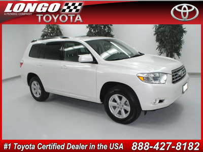 toyota highlander 2010 white suv se gasoline 6 cylinders front wheel drive automatic 91731