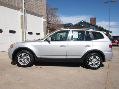 bmw x3 2006 silver suv 3 0i gasoline 6 cylinders all whee drive automatic 80301