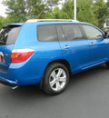 toyota highlander 2008 blue suv limited awd gasoline 6 cylinders all whee drive automatic 55448