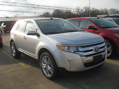 ford edge 2012 silver sel gasoline 6 cylinders front wheel drive 6 speed automatic 62863
