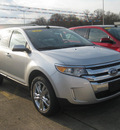 ford edge 2012 silver sel gasoline 6 cylinders front wheel drive 6 speed automatic 62863