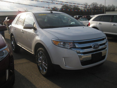 ford edge 2012 white limited gasoline 6 cylinders front wheel drive 6 speed automatic 62863