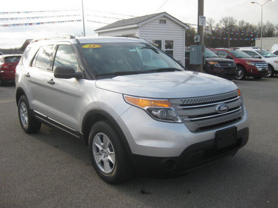 ford explorer 2013 silver suv flex fuel 6 cylinders 2 wheel drive 6 speed automatic 62863