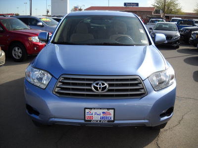 toyota highlander 2008 blue suv gasoline 6 cylinders all whee drive automatic 79925