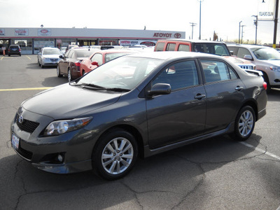 toyota corolla 2010 gray sedan gasoline 4 cylinders front wheel drive automatic 79925