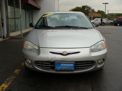 chrysler sebring 2002 silver sedan lxi gasoline 6 cylinders front wheel drive automatic 60411