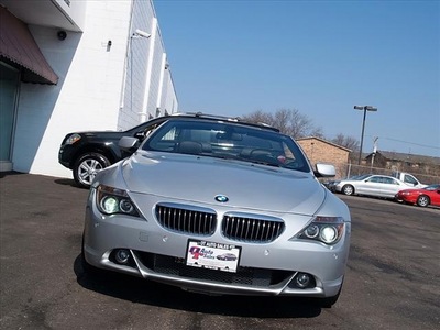 bmw 6 series 2006 silver 650i gasoline 8 cylinders rear wheel drive automatic 60411