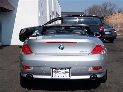 bmw 6 series 2006 silver 650i gasoline 8 cylinders rear wheel drive automatic 60411
