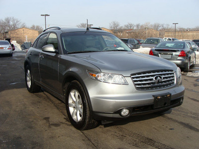 infiniti fx35 2004 gray suv base gasoline 6 cylinders all whee drive automatic 60411