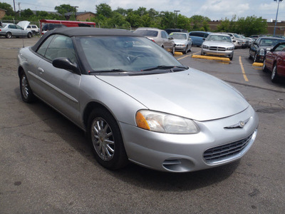 chrysler sebring 2001 silver lxi gasoline 6 cylinders front wheel drive automatic 60411