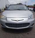 chrysler sebring 2001 silver lxi gasoline 6 cylinders front wheel drive automatic 60411