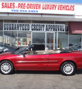 chrysler sebring 2002 red lx gasoline 6 cylinders front wheel drive automatic 60411