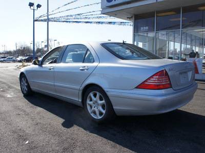 mercedes benz s class 2003 silver sedan s500 4matic gasoline 8 cylinders all whee drive automatic 60411