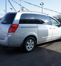 nissan quest 2004 silver van 3 5 sl gasoline 6 cylinders front wheel drive automatic with overdrive 60411