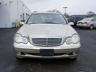 mercedes benz c class 2002 silver wagon c320 gasoline 6 cylinders rear wheel drive automatic 60411