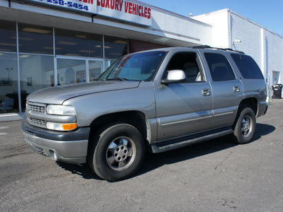 chevrolet tahoe 2001 gray suv lt gasoline 8 cylinders 4 wheel drive automatic 60411