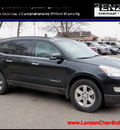 chevrolet traverse 2009 black suv lt gasoline 6 cylinders front wheel drive automatic 55318