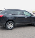 chevrolet traverse 2009 black suv lt gasoline 6 cylinders front wheel drive automatic 55318