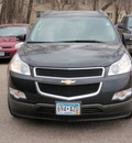 chevrolet traverse 2009 black suv lt gasoline 6 cylinders front wheel drive automatic 55318