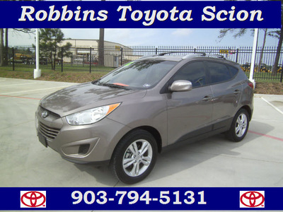 hyundai tucson 2012 gray limited gasoline 4 cylinders front wheel drive automatic 75503