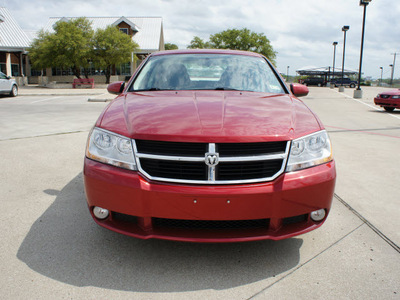 dodge avenger 2010 red sedan r t gasoline 4 cylinders front wheel drive automatic 76087