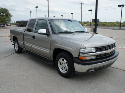 chevrolet silverado 1500 2001 pewter pickup truck ls gasoline 8 cylinders rear wheel drive automatic 76087