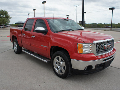 gmc sierra 1500 2009 red slt flex fuel 8 cylinders 2 wheel drive automatic 76087