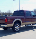 ford f 250 super duty 2012 dk  red lariat biodiesel 8 cylinders 4 wheel drive automatic 62708