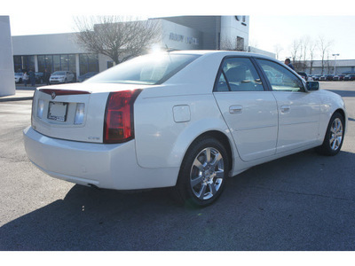 cadillac cts 2007 white sedan high feature gasoline 6 cylinders rear wheel drive automatic 46168