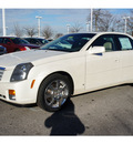 cadillac cts 2007 white sedan high feature gasoline 6 cylinders rear wheel drive automatic 46168