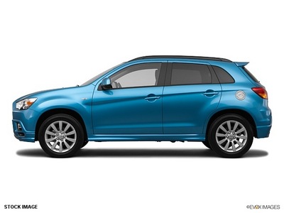 mitsubishi outlander sport 2011 dk  blue wagon gasoline 4 cylinders front wheel drive not specified 44060