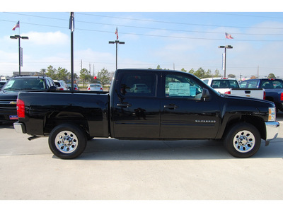 chevrolet silverado 1500 2012 black ls flex fuel 8 cylinders 2 wheel drive automatic with overdrive 77090