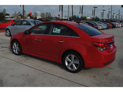 chevrolet cruze 2012 victory red sedan lt gasoline 4 cylinders front wheel drive automatic 77090