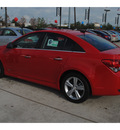 chevrolet cruze 2012 victory red sedan lt gasoline 4 cylinders front wheel drive automatic 77090
