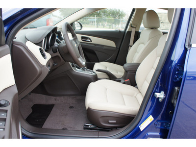 chevrolet cruze 2012 blue sedan 2 lt gasoline 4 cylinders front wheel drive automatic 77090