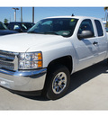 chevrolet silverado 1500 2012 white pickup truck flex fuel 8 cylinders 2 wheel drive 4 spd auto,elec cntlled l 77090