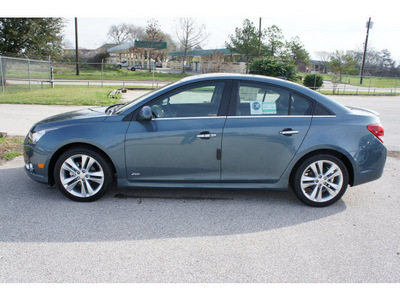 chevrolet cruze 2012 blue sedan rs gasoline 4 cylinders front wheel drive automatic 77090