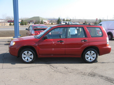 subaru forester 2008 dk  red suv 2 5 x gasoline 4 cylinders all whee drive automatic 55811