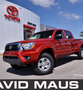 toyota tacoma 2012 red prerunner gasoline 6 cylinders 2 wheel drive automatic 32771