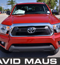 toyota tacoma 2012 red prerunner gasoline 6 cylinders 2 wheel drive automatic 32771