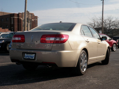 lincoln mkz 2007 sandy beige sedan gasoline 6 cylinders front wheel drive automatic with overdrive 61832