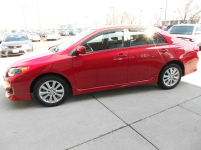 toyota corolla 2010 red sedan s gasoline 4 cylinders front wheel drive automatic 43228