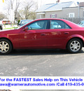 cadillac cts 2004 red sedan gasoline 6 cylinders rear wheel drive automatic 45840