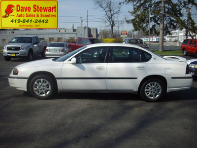 chevrolet impala 2005 white sedan gasoline 6 cylinders front wheel drive automatic 43560