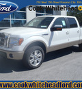 ford f 150 2012 white lariat flex fuel 8 cylinders 4 wheel drive automatic 32401