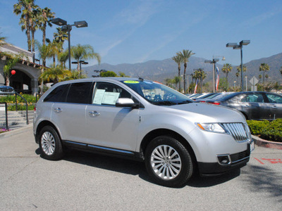 lincoln mkx 2011 silver suv gasoline 6 cylinders front wheel drive automatic 91010